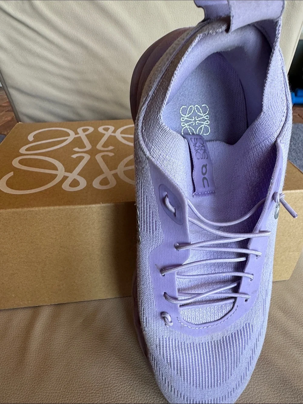 On x Loewe Running Women's Lavender Athletic Sneakers